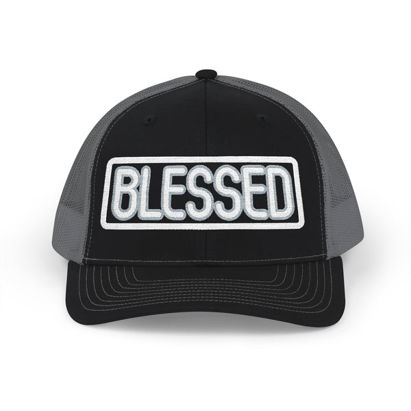 BLESSED Snapback Trucker Cap (Embroidery) - alternate