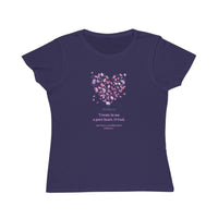 Pure Heart Tee — Psalm 51:10 - Organic Women's Classic T-Shirt