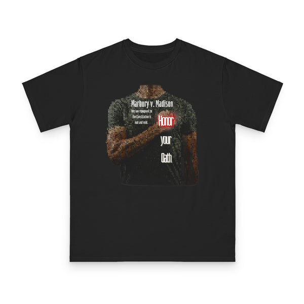 Honor Your Oath Tee — Black - Organic Unisex Classic T-Shirt