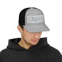 BLESSED Snapback Trucker Cap (Embroidery)