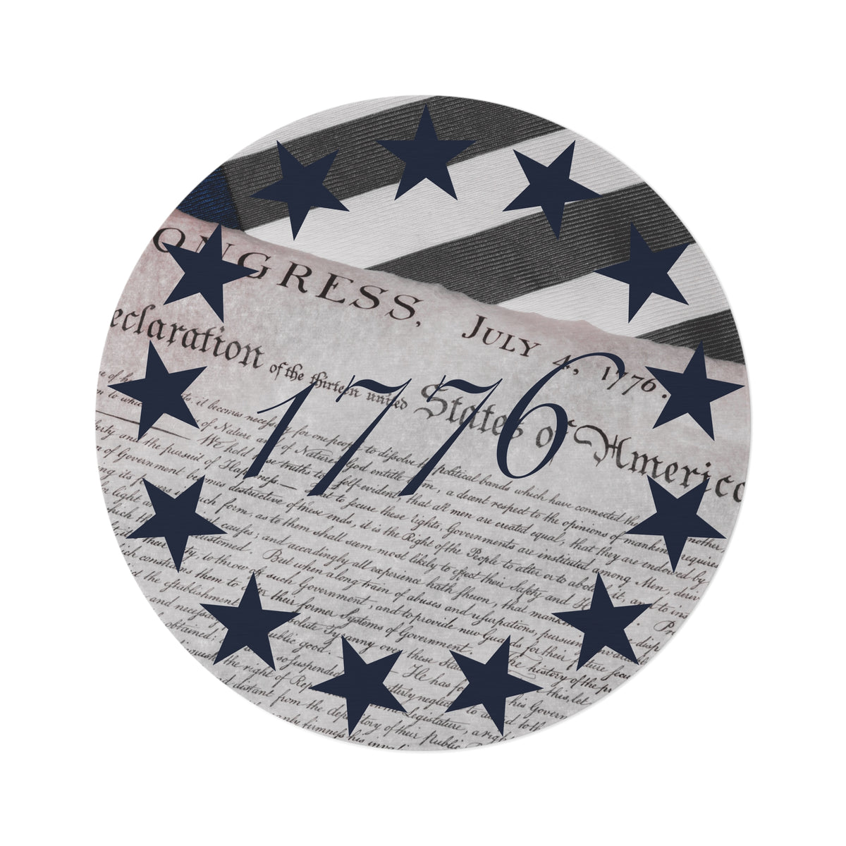 Patriot Round Rug