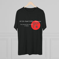 18 U.S. Code § 2381 - Treason  - Unisex Tri-Blend Crew Tee