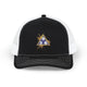 Snapback Trucker Cap — Embroidered Tesla 3-6-9 Triangle Galaxy Design