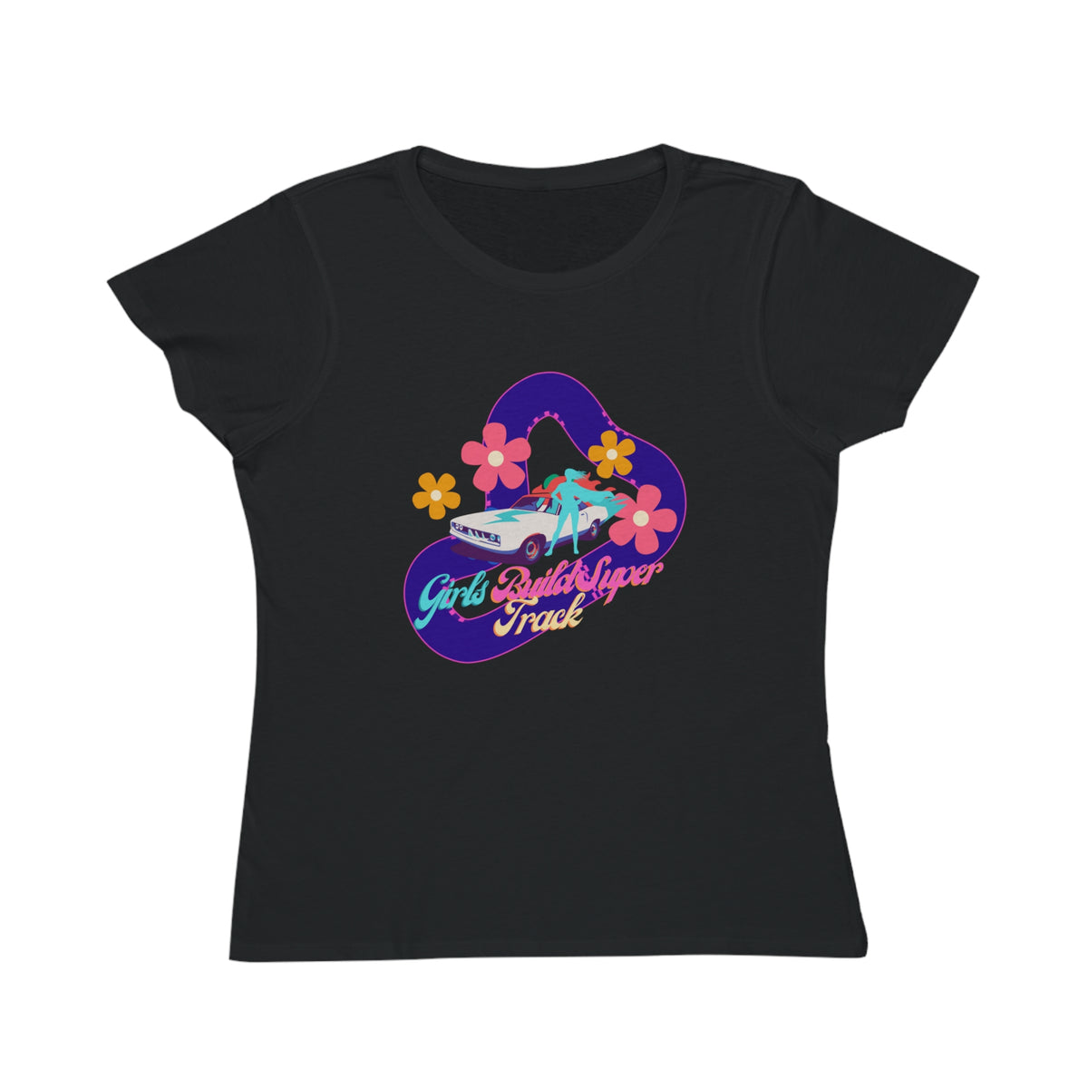 Girls Build Super Track - Organic Women's Classic T-Shirt