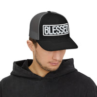 BLESSED Snapback Trucker Cap (Embroidery)